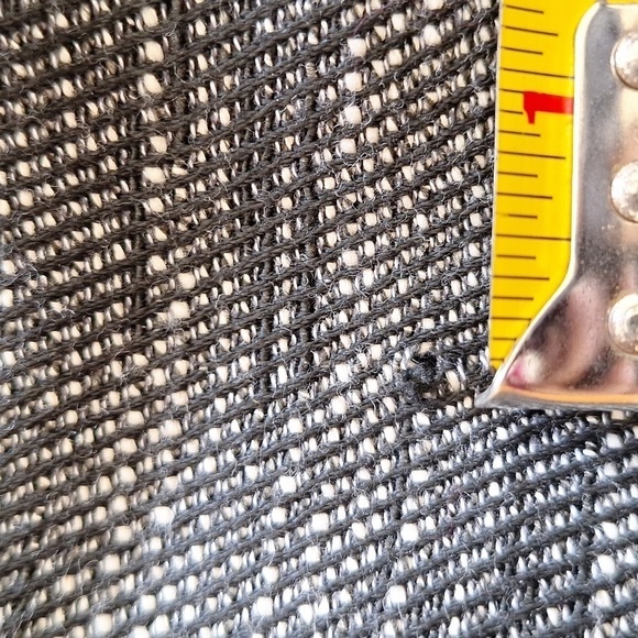 LOFT Heather Black and White Tweed Faux Wrap Skirt - Picture 16 of 16